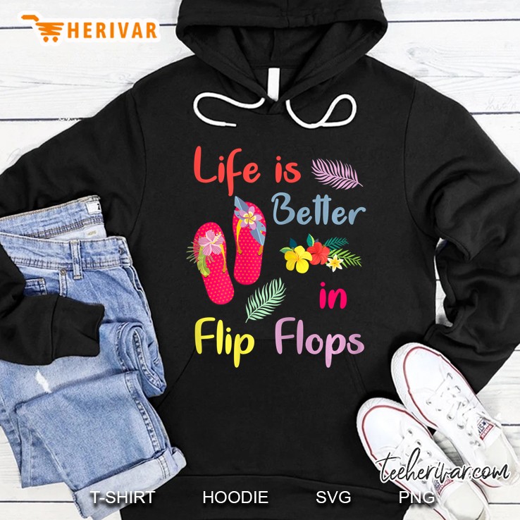 Womens Life Is Better In Flip-Flops Summer Vacation Cruise Vacay Mugs