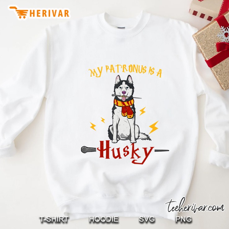 Husky Is My Patronus Funny Gift For Dog Lover Sweatshirt