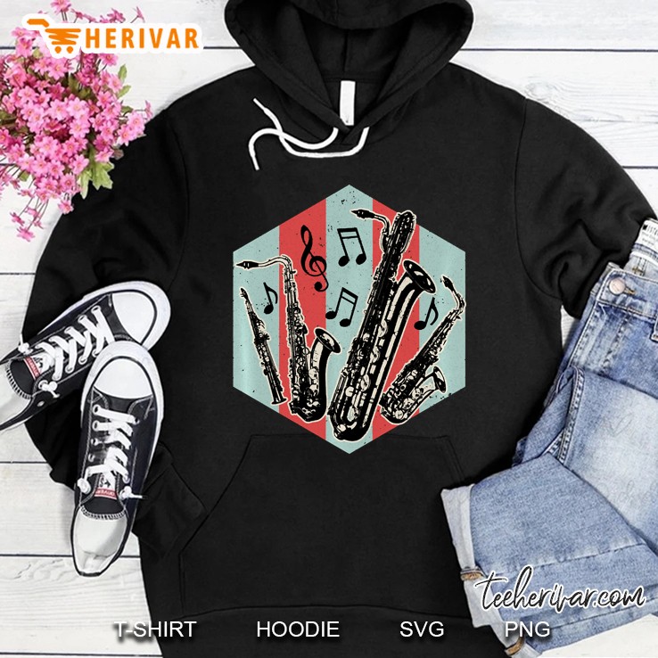 Alto Tenor Soprano Bari Baritone Sax Saxophone Player Gift Pullover Hoodie