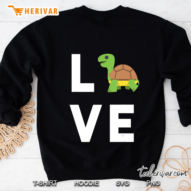 Cute I Love Turtles Funny Turtle Lover Kids Gift Sweatshirt