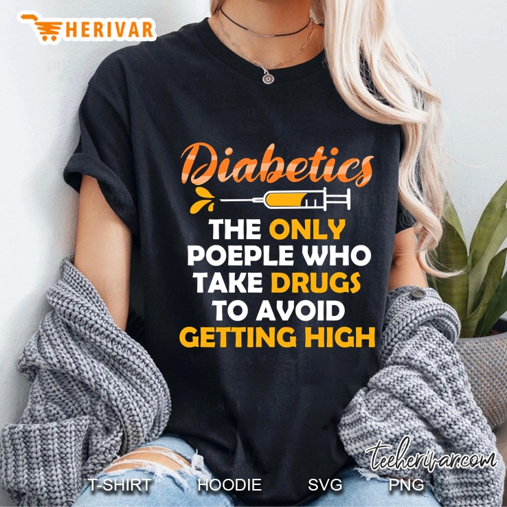 Funny Diabetic Gift Pullover Ladies Tee