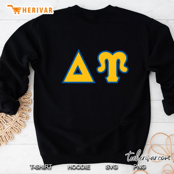Greek Letters - Delta And Upsilon Pullover Sweatshirt