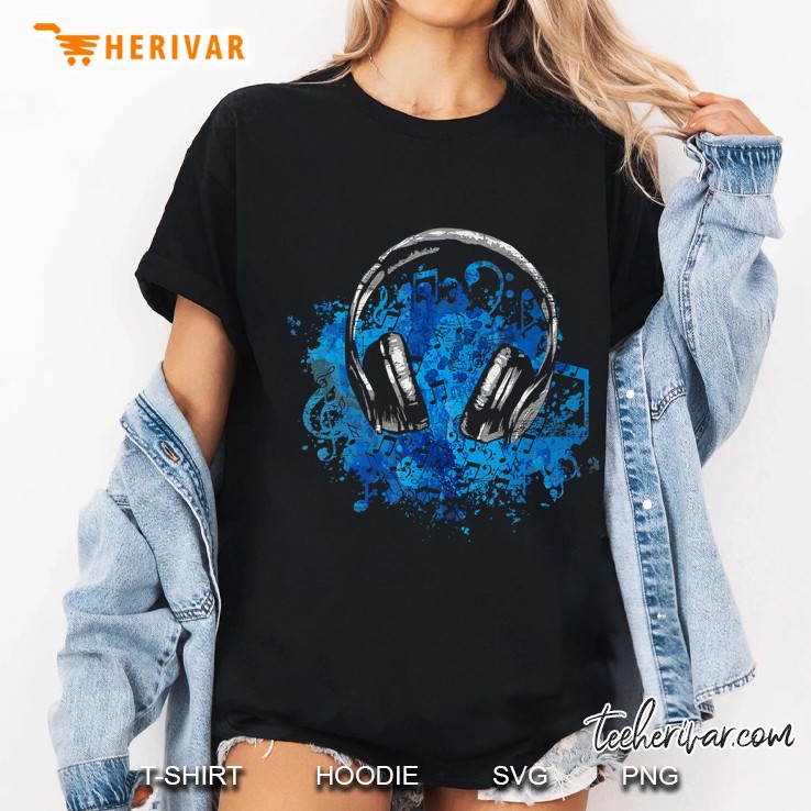 Headphones Music Lover Gift Musican Music Hoodie