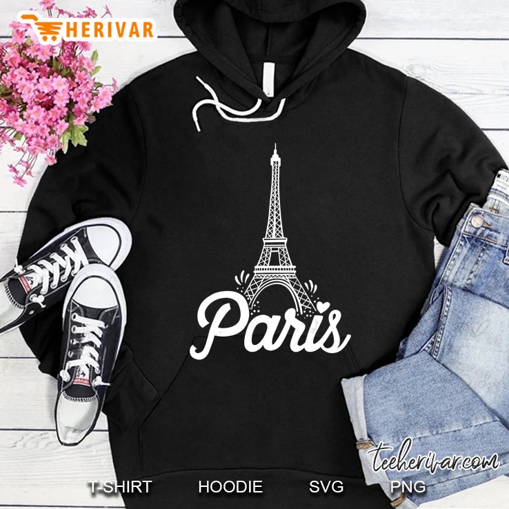 Paris France Eiffel Tower Vintage Gift Hoodie