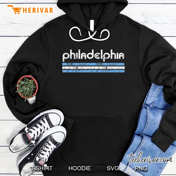 Philadelphia Pennsylvania Retro Vintage Throwback Hoodie