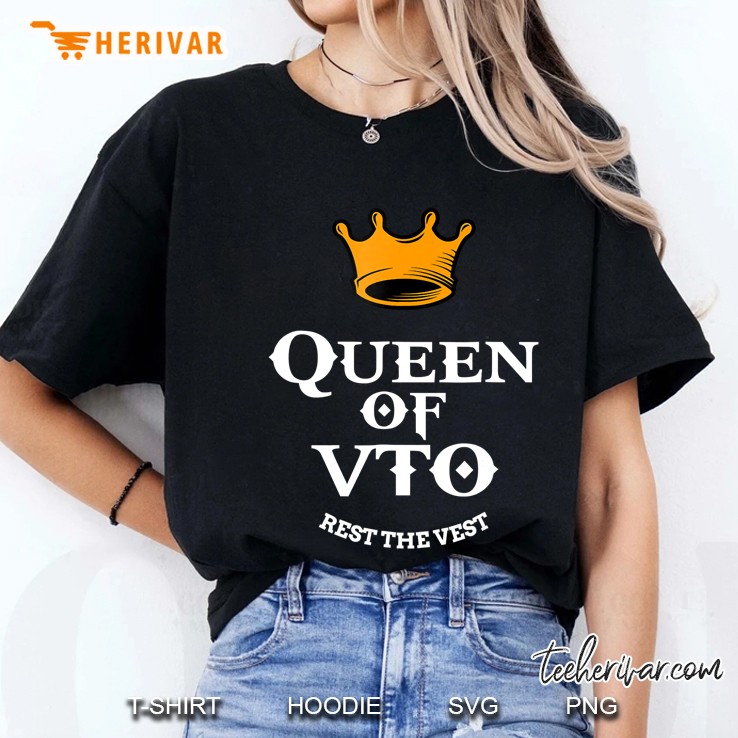 Queen Of Vto Rest The Vest V.T.O. Ladies Tee