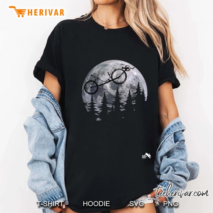 Recumbent Bicycle Moon Ride Ladies Tee
