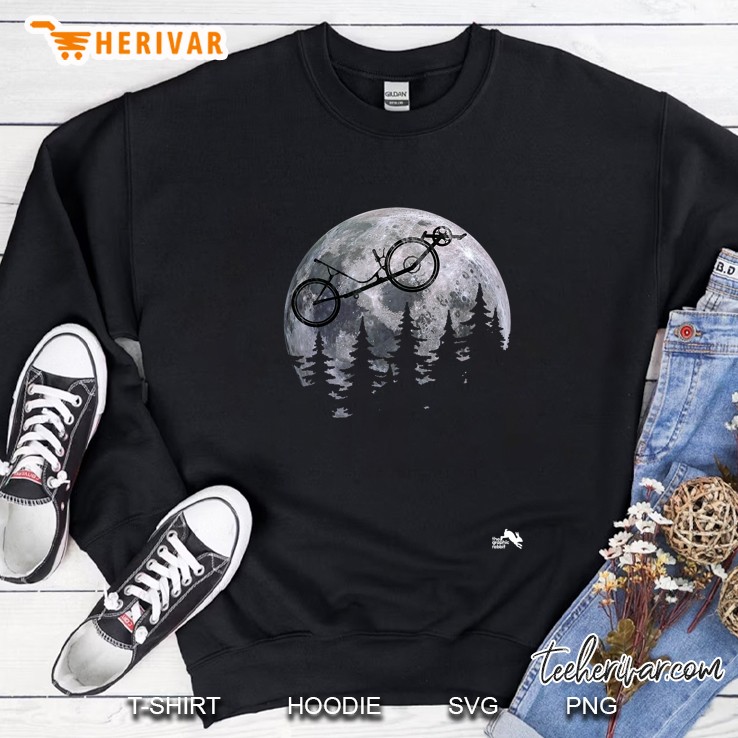 Recumbent Bicycle Moon Ride Sweatshirt