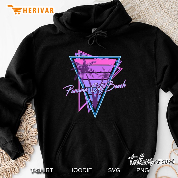 Retro 80S Beach Tshirt Vintage Panama City Beach Vacation Hoodie