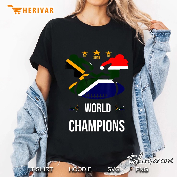 South Africa Rugby Fan World Champions 2019 Victory Ladies Tee