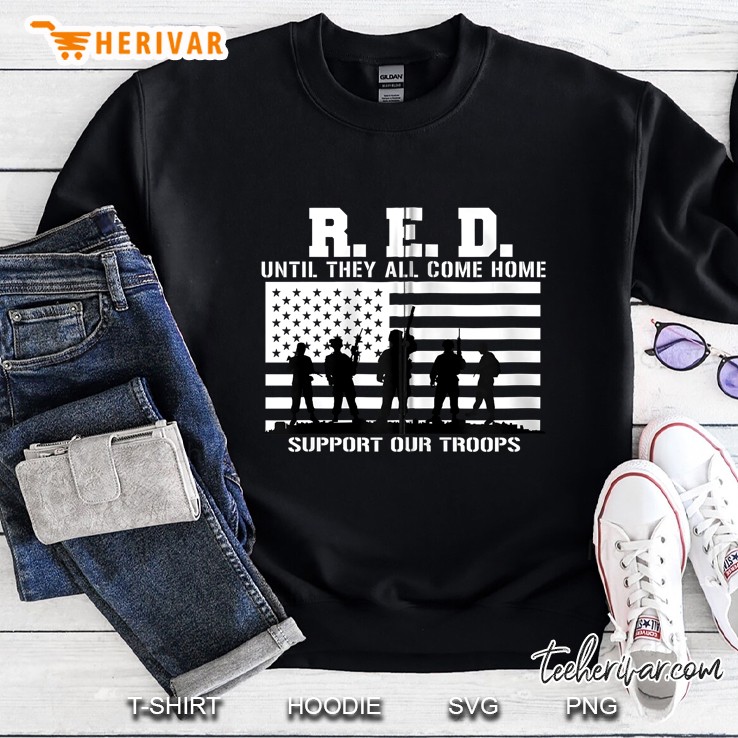Support Our Troops - Red Friday Zip Sweatshirt