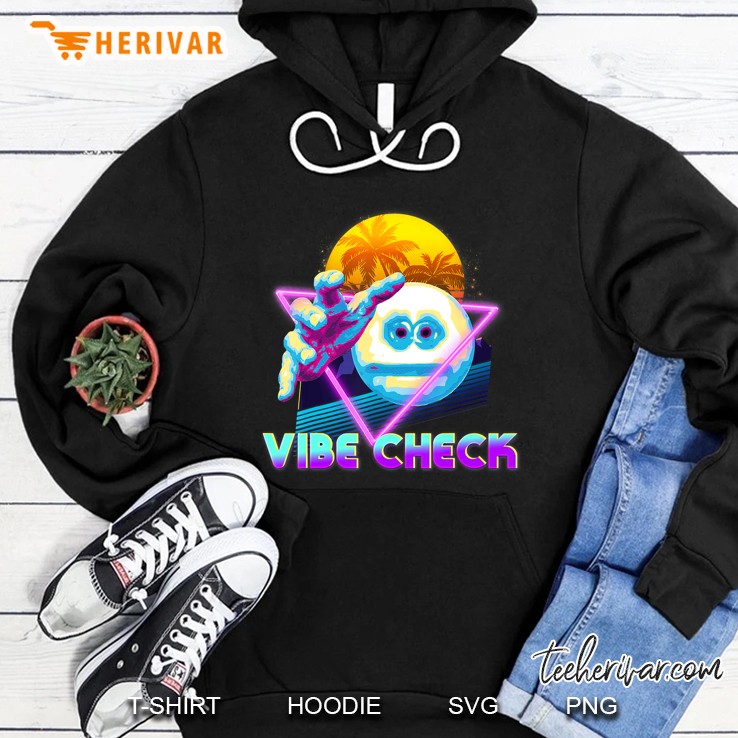 Vibe Check Retro 80S Vaporwave Emoji Dank Meme Hoodie