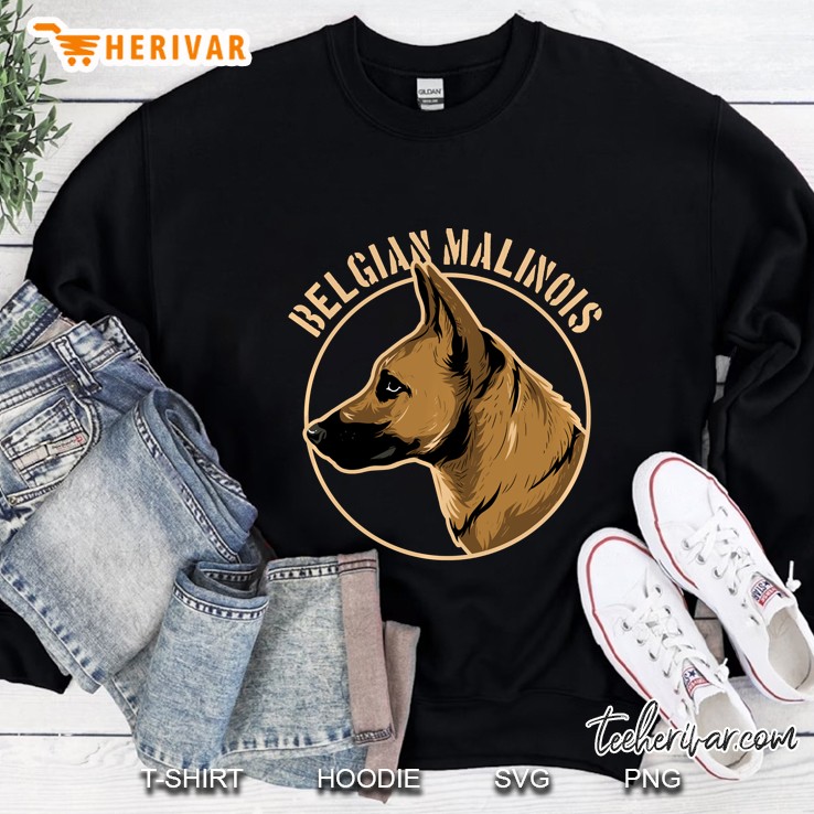 Vintage Belgian Malinois T Design, Dog Lovers Gift Pullover Sweatshirt
