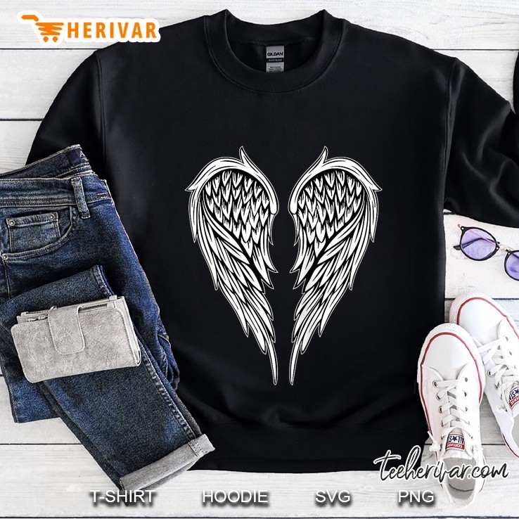 Wings On The Back Side Angel Tank Top Sweatshirt
