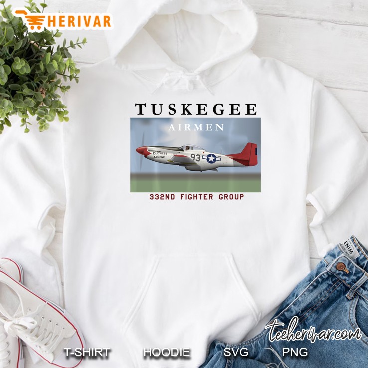 332 Fg Tuskegee Airmen P-51 Hoodie
