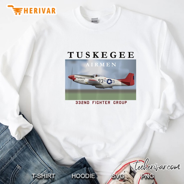 332 Fg Tuskegee Airmen P-51 Sweatshirt