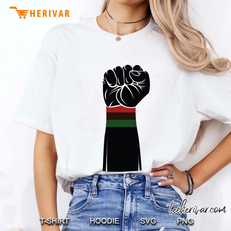African American Inspired Design For Black History Month Pullover Ladies Tee