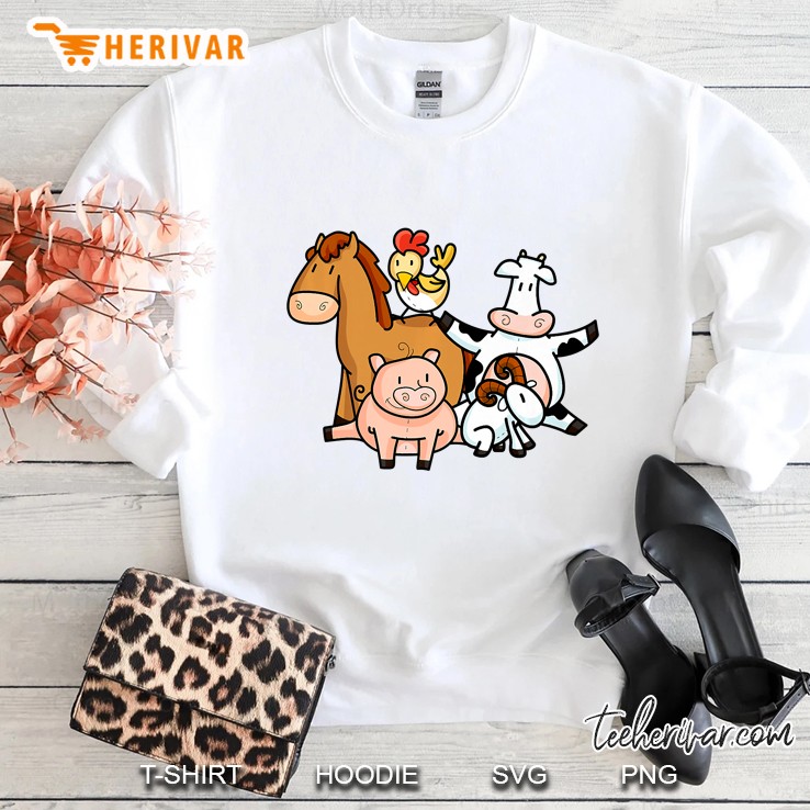 Farmer Animals Children Shirt Cool Young Barn Animals Gift Mugs