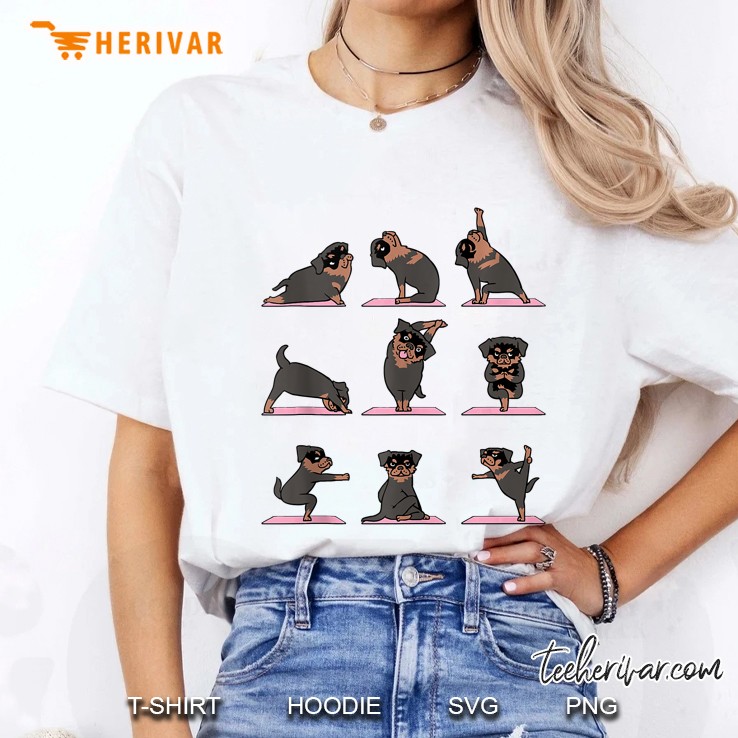 Rottweiler Yoga Ladies Tee