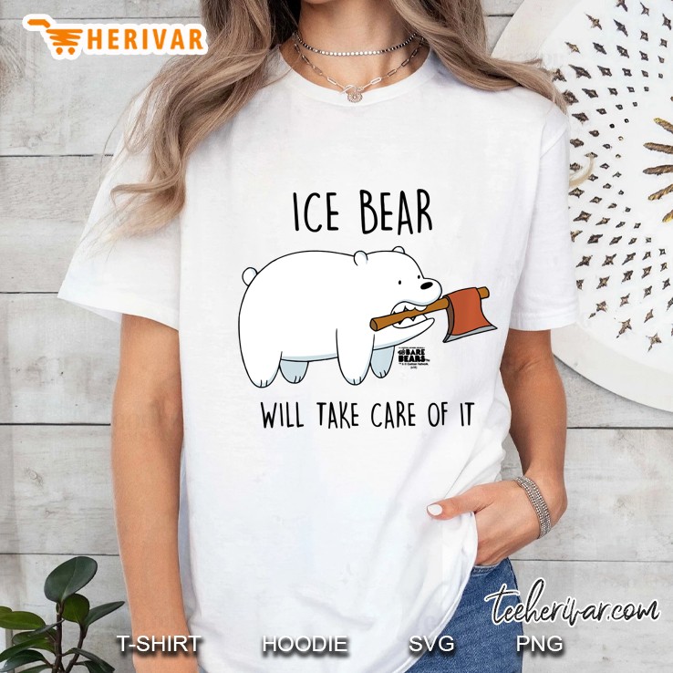 We Bare Bears Take Care Of It Pullover Ladies Tee