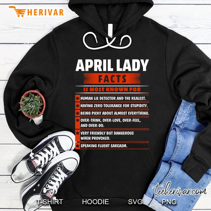 April Lady Facts Funny Most Known For Human Lie Detector Hoodie