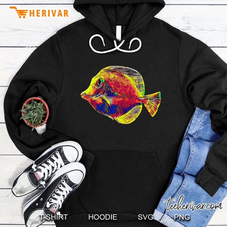 Colorful Aquarium Fish Premium Hoodie