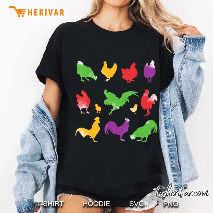 Colorful Chicken Hoodie