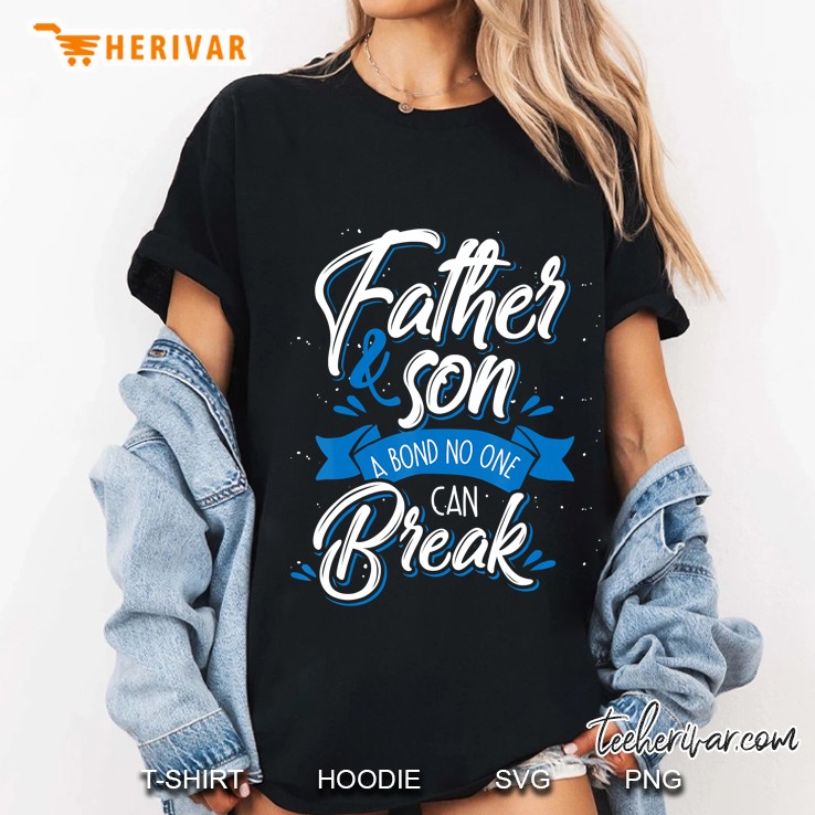 Family Bond Dad Men Boys Kids Daddy Father And Son Ladies Tee