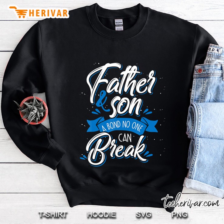 Family Bond Dad Men Boys Kids Daddy Father And Son Sweatshirt
