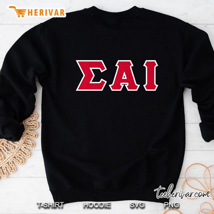 Greek Letters - Sigma, Alpha, And Iota Premium Sweatshirt