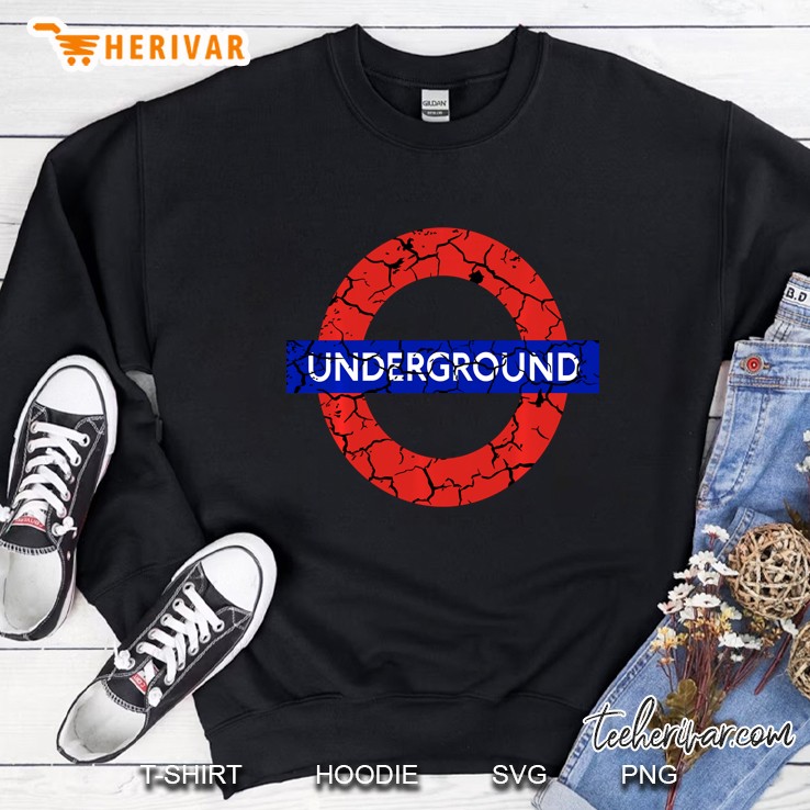 London Metro Uk Underground Distressed Shirt Sweatshirt