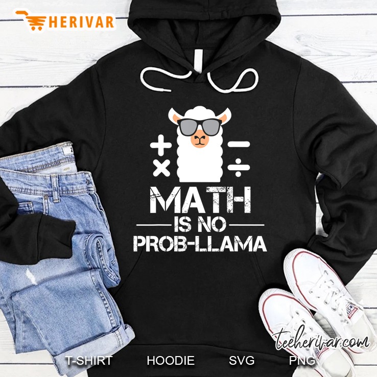 Math Is No Prob-Llama- No Problem Math School Llama Mugs