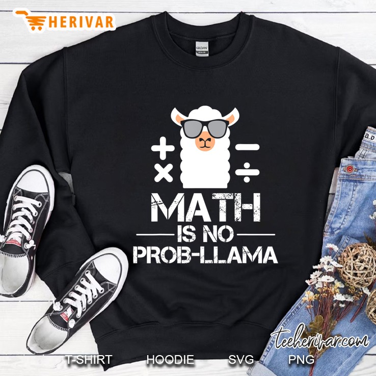 Math Is No Prob-Llama- No Problem Math School Llama Mugs