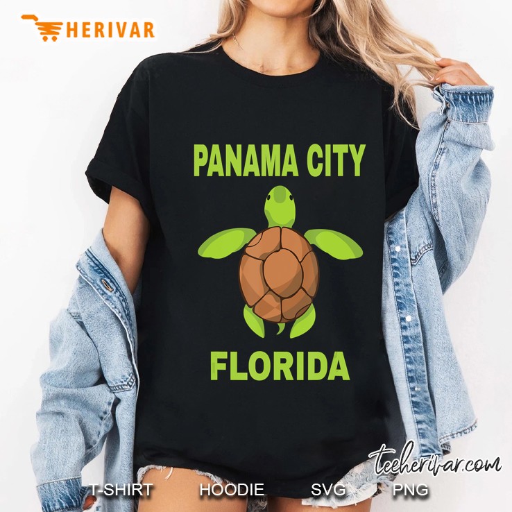 Panama City Family Vacation Florida Sea Turtle Gift Ladies Tee