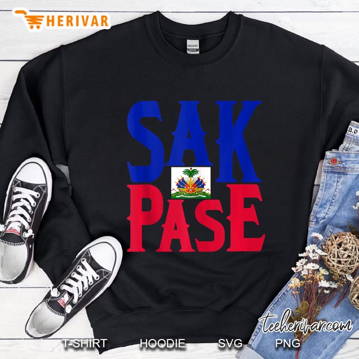 Sak Pase Art Cute Haitian Creole Pride Sweatshirt