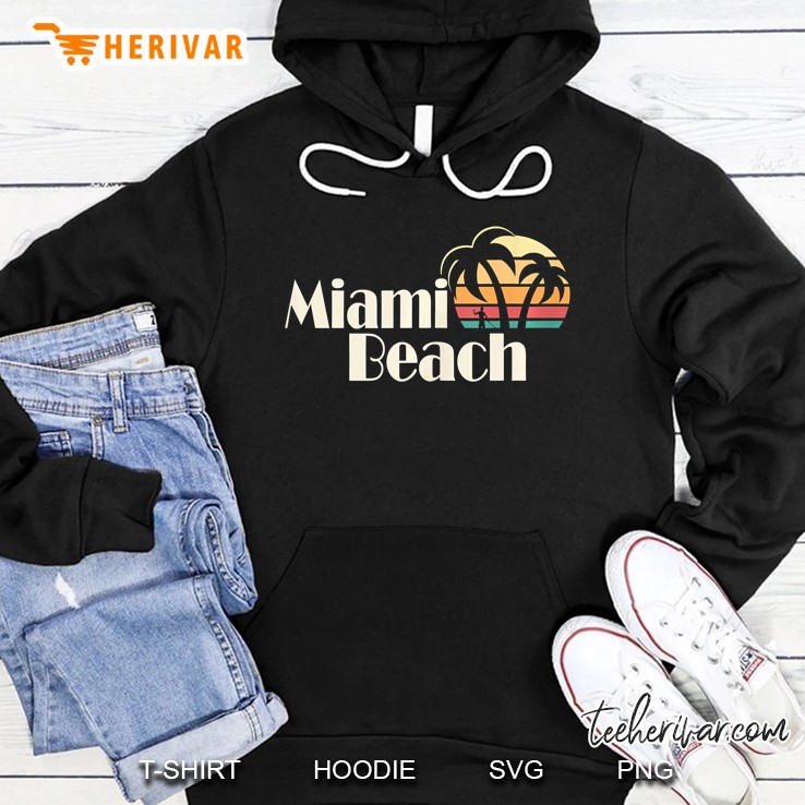 Vintage Miami Beach Hoodie