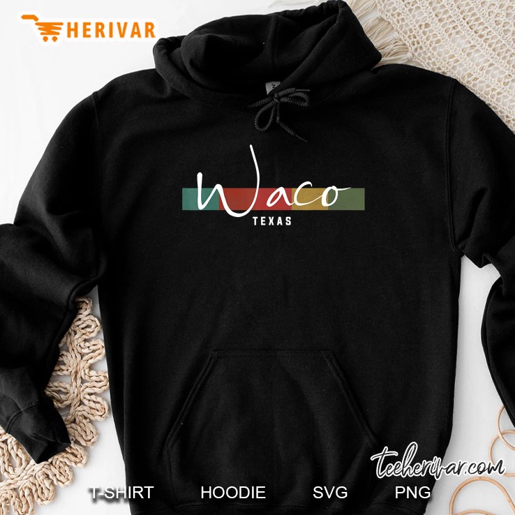 Waco Texas State Retro Vintage Hoodie