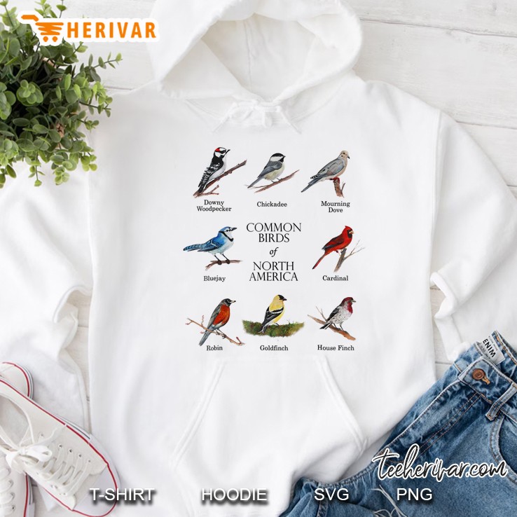 Birds Of North America, Bird Lover Or Watcher Hoodie