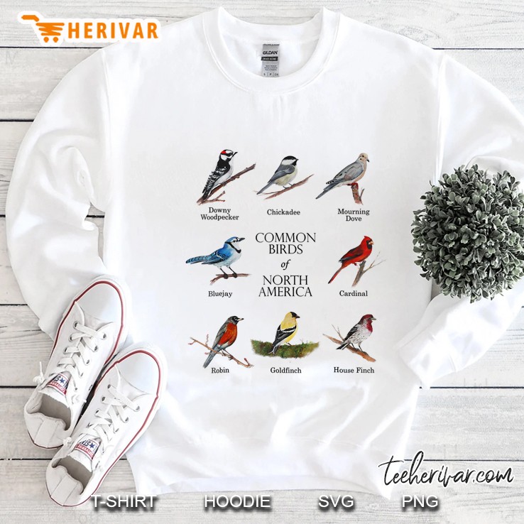 Birds Of North America, Bird Lover Or Watcher Sweatshirt