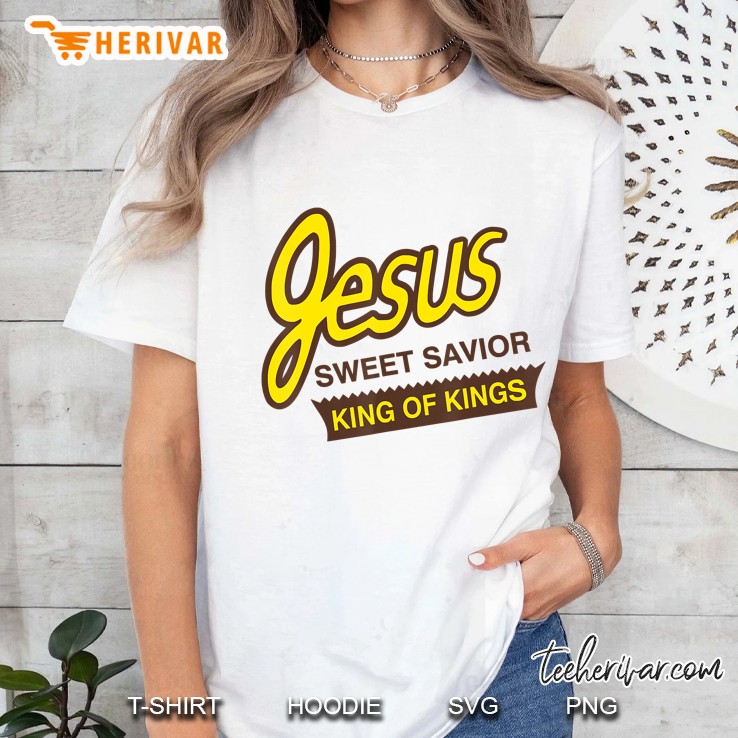 Jesus Sweet Savior King Of Kings Christian Faith Ladies Tee