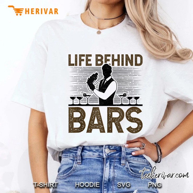 Life Behind Bars Funny Bartender Hoodie