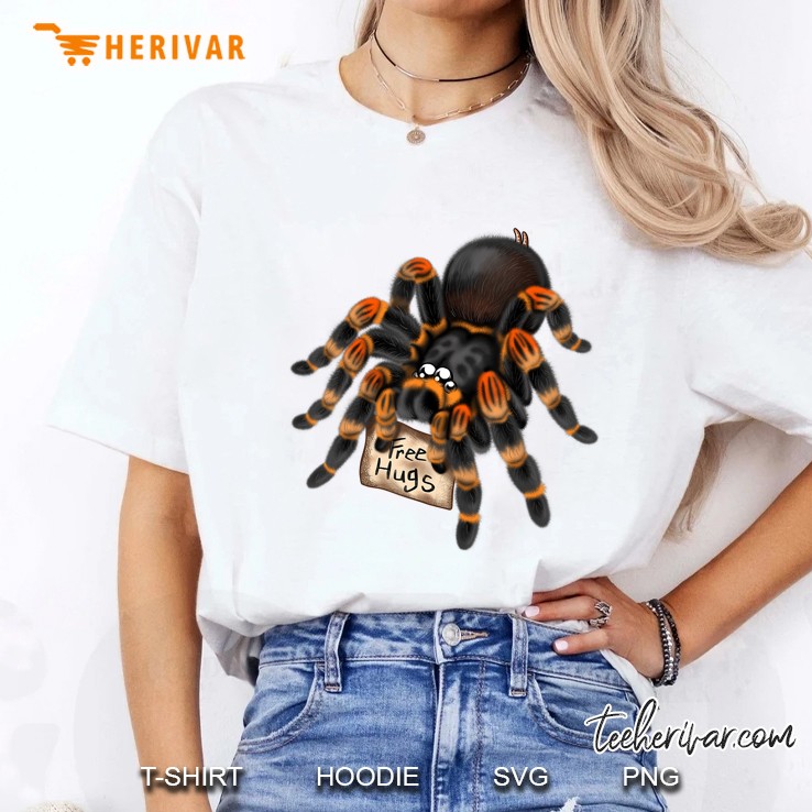 Red Orange Knee Tarantula Spider Hugs Hoodie