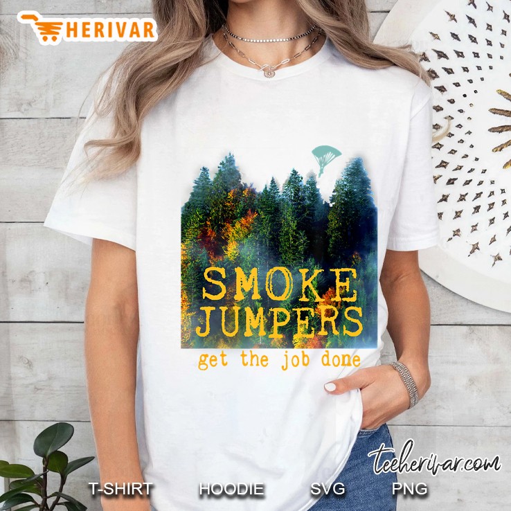 Wildland Firefighter Smokejumper Thin Red Line Ladies Tee