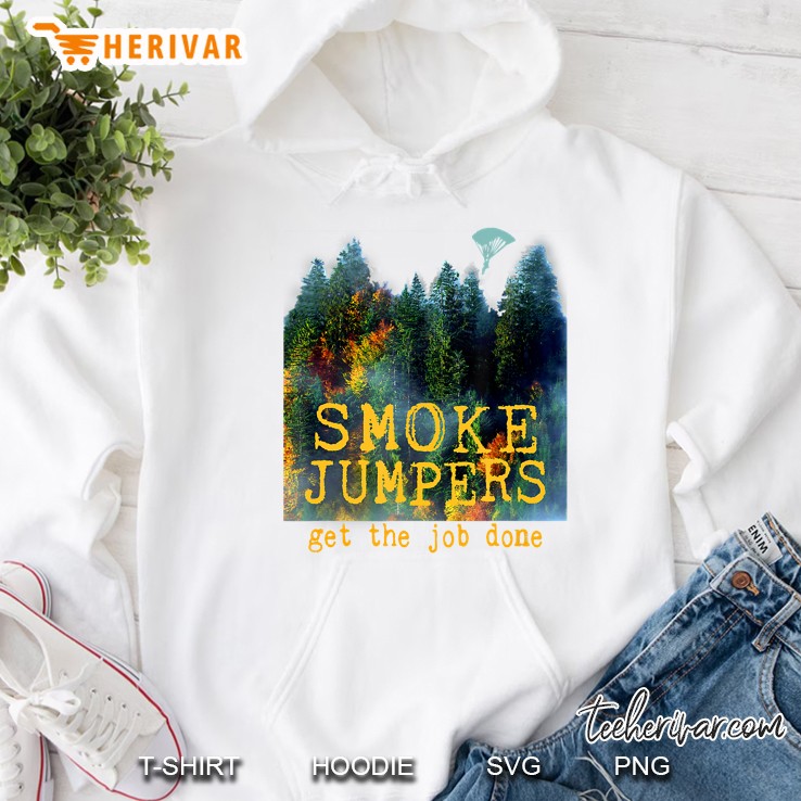 Wildland Firefighter Smokejumper Thin Red Line Hoodie