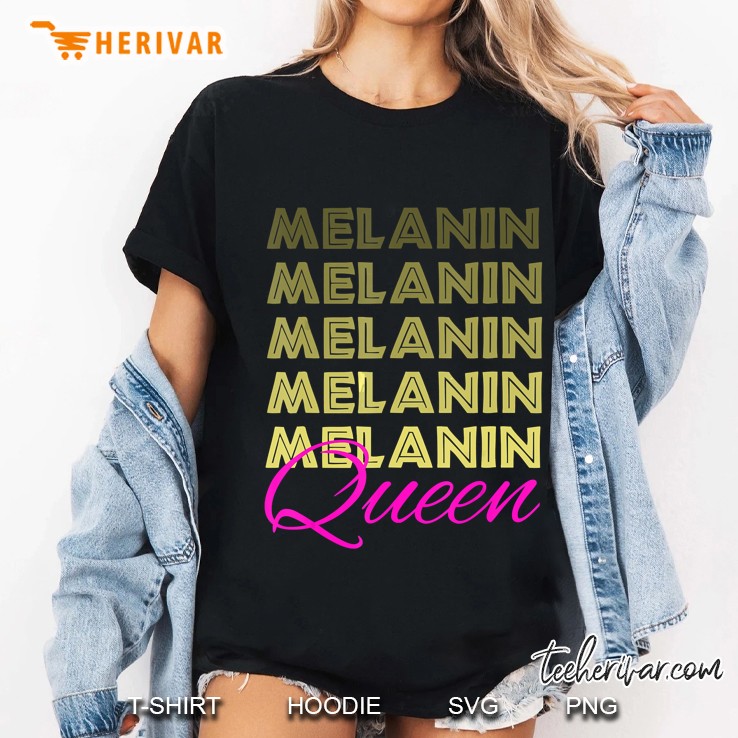 African American History Month Melanin Queen Women Girls Ladies Tee