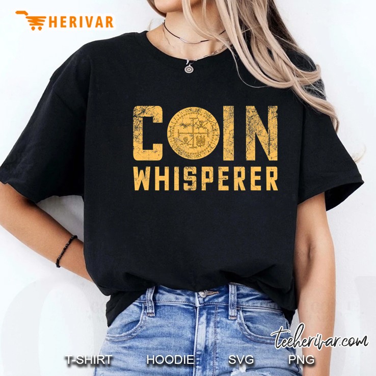 Coin Whisperer Metal Detecting Treasure Hunt Gift Ladies Tee