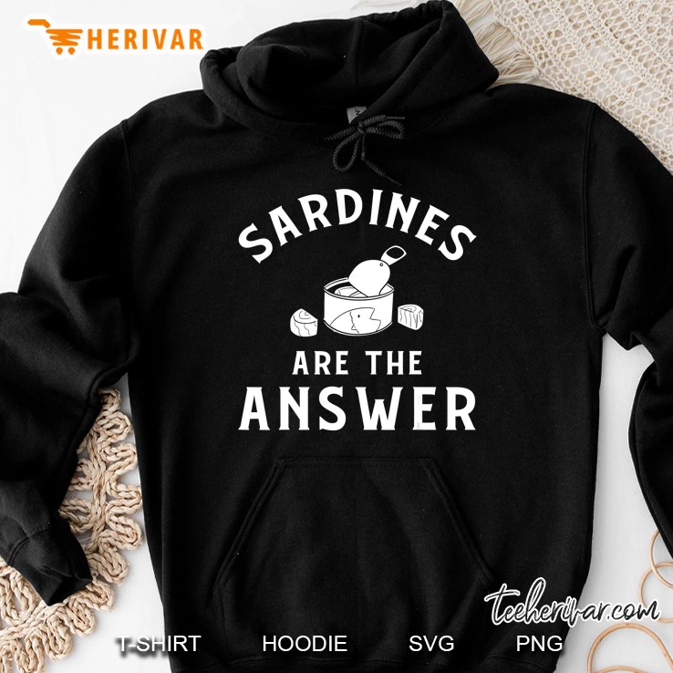 Funny Sardine Merch - Gifts For Sardine Lovers Hoodie