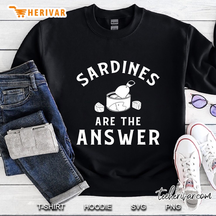 Funny Sardine Merch - Gifts For Sardine Lovers Sweatshirt