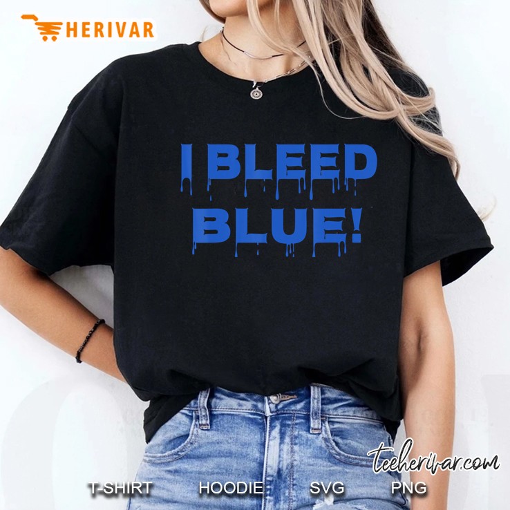 I Bleed Blue Ladies Tee