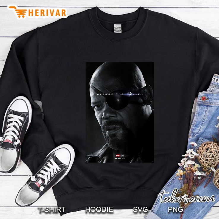 Marvel Avengers Endgame Nick Fury Avenge The Fallen Premium Sweatshirt